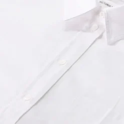 Victoria Beckham Hemdbluse aus Baumwolle weiß Bluse