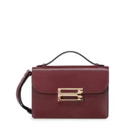 Victoria Beckham Tasche Dorian Dunkelrot Crossbody Bag