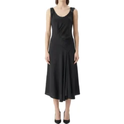 Victoria Beckham 1226WDR007331A schwarz Maxikleid