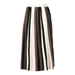 WEEKEND Max Mara Midirock Pleiadi im Streifen-Design Multicolor Midirock
