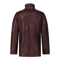 Werner Christ Lederjacke David rot Übergangsjacke