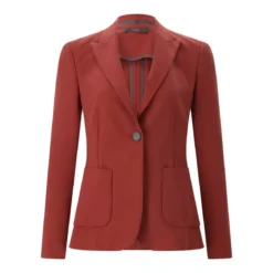 windsor. Blazer aus Viskose-Crêpe rot Blazer