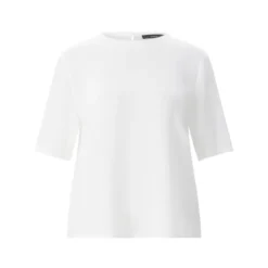 windsor. Blusenshirt mit Fransen weiß Bluse
