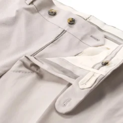 windsor. Zweiteiliger Anzug aus Baumwolle beige Hosenanzug