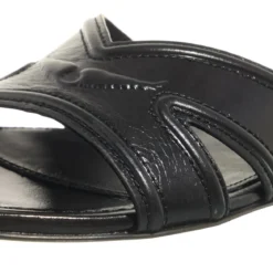Zadig & Voltaire Azora Mule Vintage Patent Noir Slides